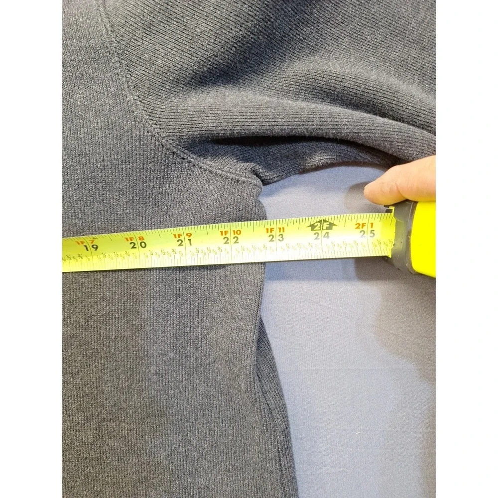 Polo Ralph Lauren Quarter Zip Pullover Sweatshirt Sweater Mens Large Gray Preppy